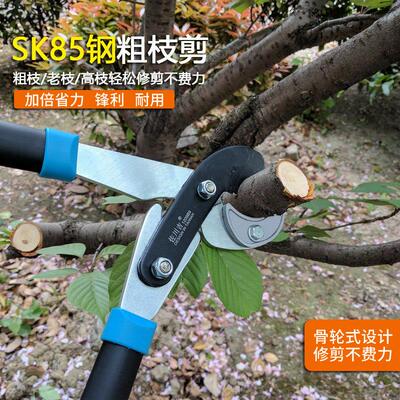 修枝剪佐川吉新款大力剪粗枝剪1209园林工具修剪树枝果树剪刀剪子