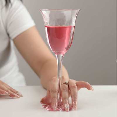 花朵创意酒杯高脚杯鸡尾酒杯冰激淋燕麦碗水晶玻璃杯红酒杯具