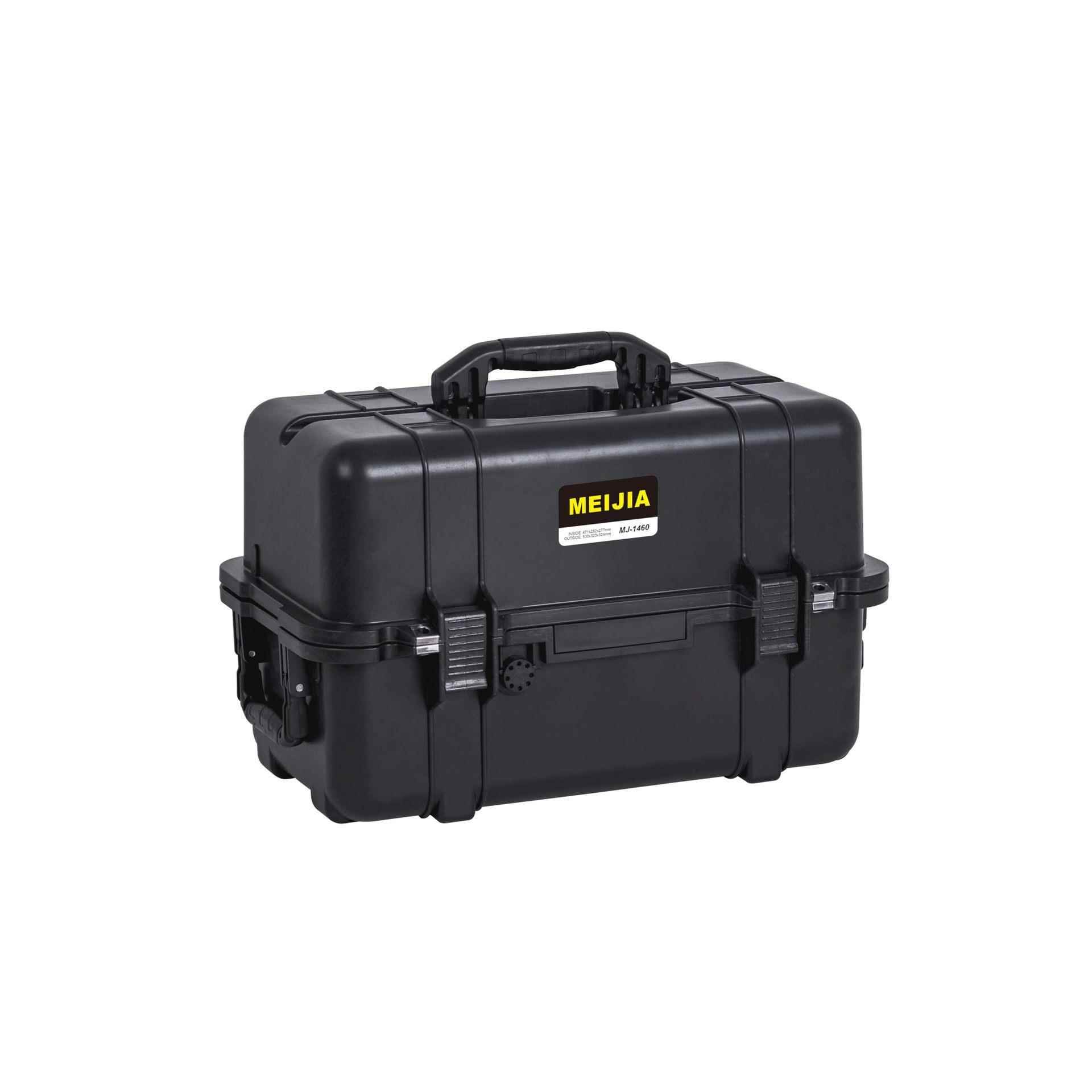 MJ-1460 塑料安全箱 摄影器材镜头工具箱 pp立开式工具箱仪器防护