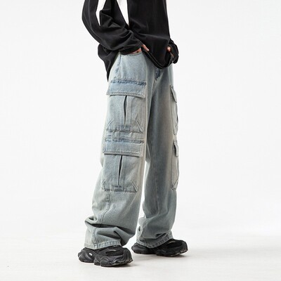 Cortie Blue Baggy Fit Jean