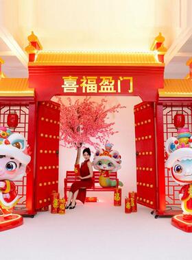 玻璃钢户外兔子摆件美陈商场活动装饰景区售楼部游乐园卡通雕塑