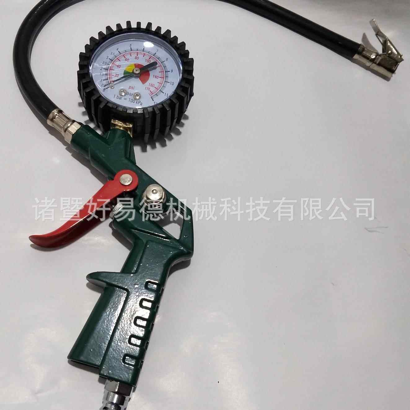 多功能汽车胎压检测胎工具/压枪管/打气枪/充气枪