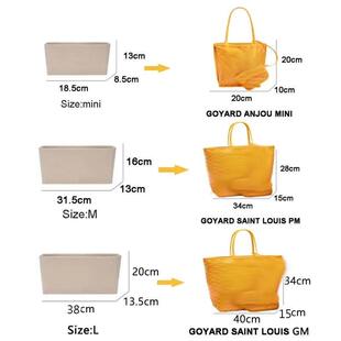 Cosmetic Felt Bag Goyard Tote For Insert Organizer