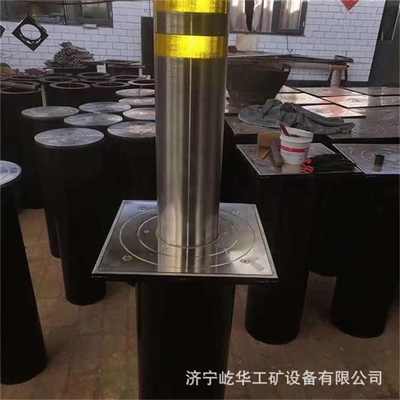 电动升降柱学校门口全自动液压防撞柱停车场不锈钢伸缩路桩