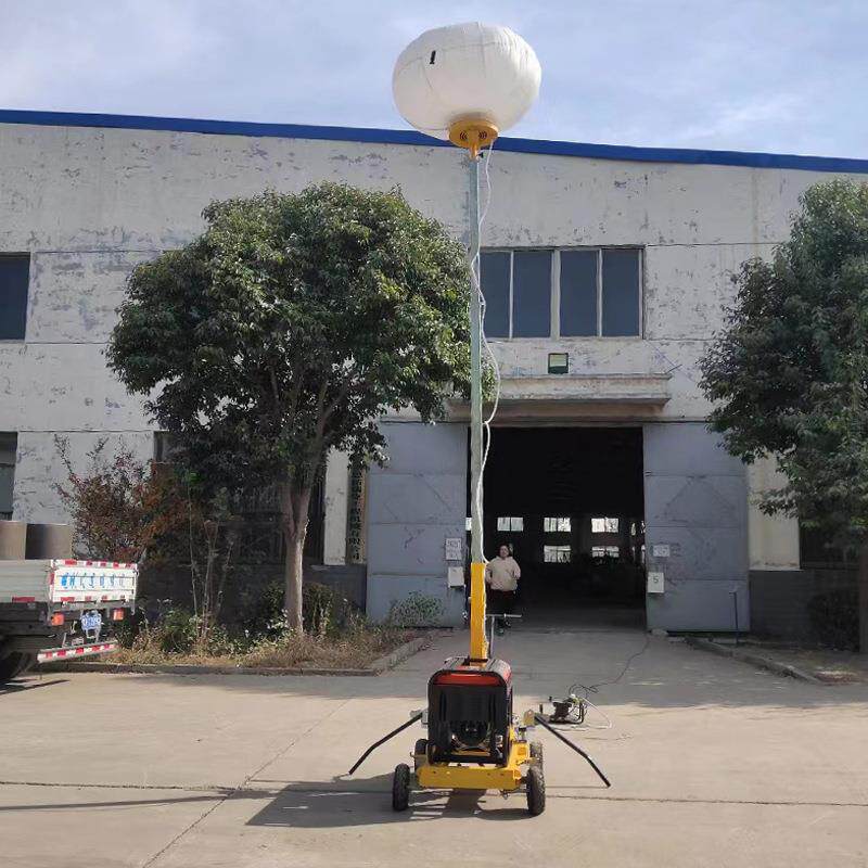 建筑工地夜晚SMLV1000施工照用移0动照明灯塔工程移动车明36度照