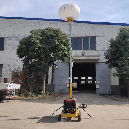 建筑工地夜晚SMLV1000施工照用移0动照明灯塔工程移动车明36度照