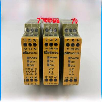 原Pilz安全继电器Pnoz X1 774300 X2 774303 X2.1 774306