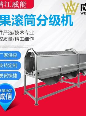 厂家直销大型全不锈钢工业商用红枣圣女果荔枝龙眼滚筒分级机