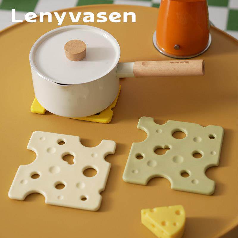 LENYVASEN 奶酪锅垫陶瓷餐垫防水防烫隔热垫家用厨房砂锅煲垫碗垫