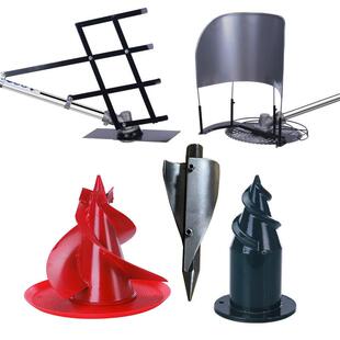 打坑器割草机配件钻孔大烟钻小螺旋螺旋烟钻大小尖钻头扶草扶稻器