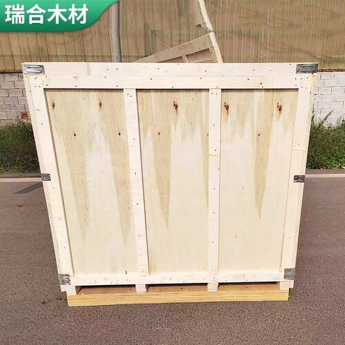 青岛木箱厂出口大型工业设备包装木箱机械设备打包运输实木围板箱