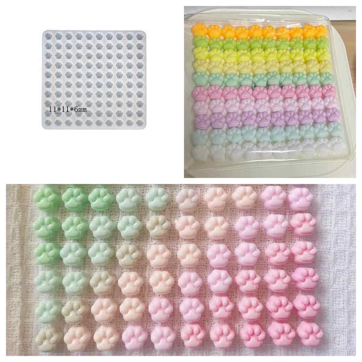 丸子手作diy滴胶火漆蜡迷你镜面猫爪硅胶食品级模具手工爱心奶酪,厨房/烹饪用具,DIY模具,淘宝优惠券,粉丝福利购,淘宝优惠卷