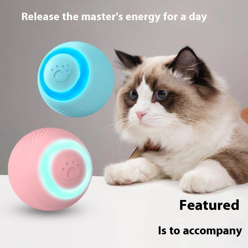 宠物引力突突球猫咪玩具球自动逗猫球猫咪自嗨玩具电动智能猫玩具