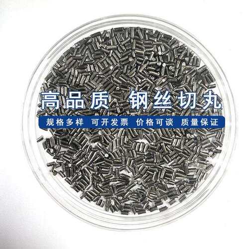 厂家钢丝切丸抛丸机专用钢砂表面处理抛光金属磨料耐磨不锈钢