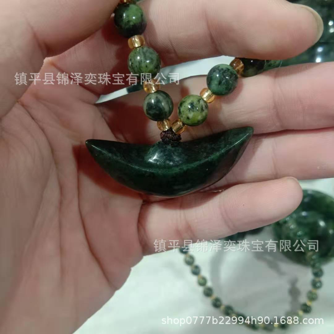 厂家直销西藏天然藏玉元宝吊坠药王石玉小元宝挂件精品男女款