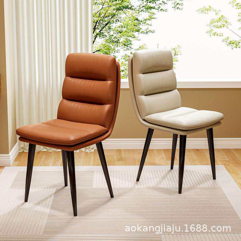 餐椅家用餐桌凳子靠背餐厅椅子舒服久坐意式极简轻奢高级感化妆椅