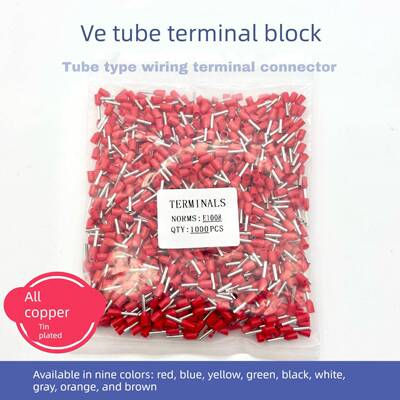 VE0306 0308 0508 7508 1008 1508 2508欧式4009针形管型接线端子