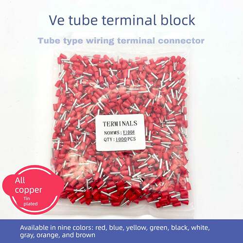 VE0306 0308 0508 7508 1008 1508 2508欧式4009针形管型接线端子