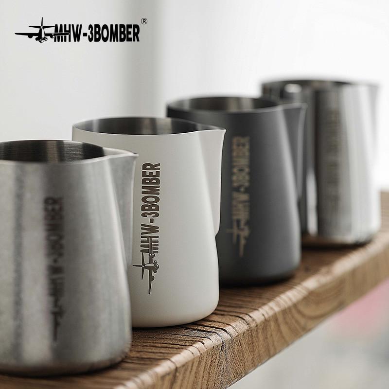 MHW-3BOMBER 轰炸机拉花缸尖嘴 450ml/600ml专业拉花杯咖啡打奶缸