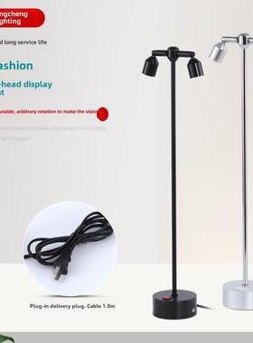 leb双头插电式射灯可移动射灯柜台射灯展会射灯酒吧台灯