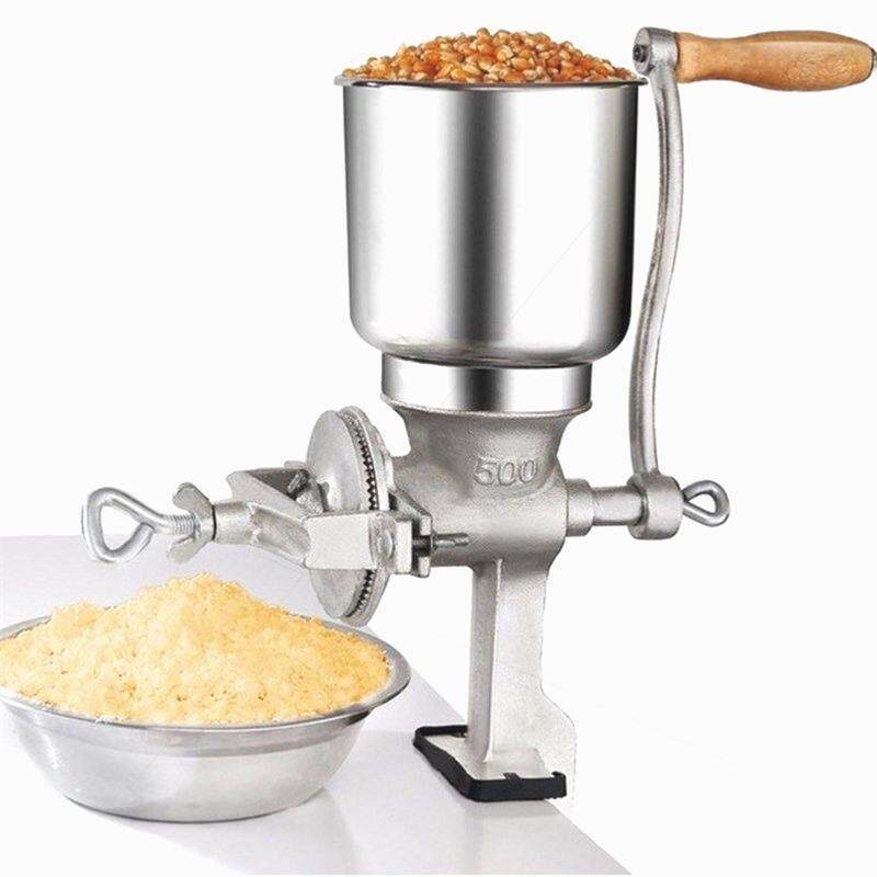 德国品质手动研磨机小型铸铁家用药材手摇磨粉机玉米五谷核桃粉碎