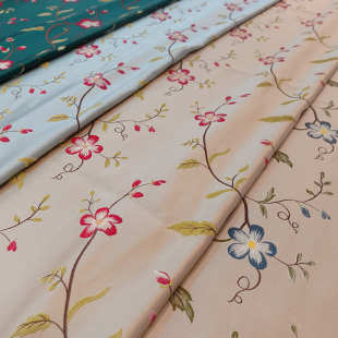 抱提花面料靠垫坐垫面料枕高精密织锦缎红木家具花沙发树枝中式