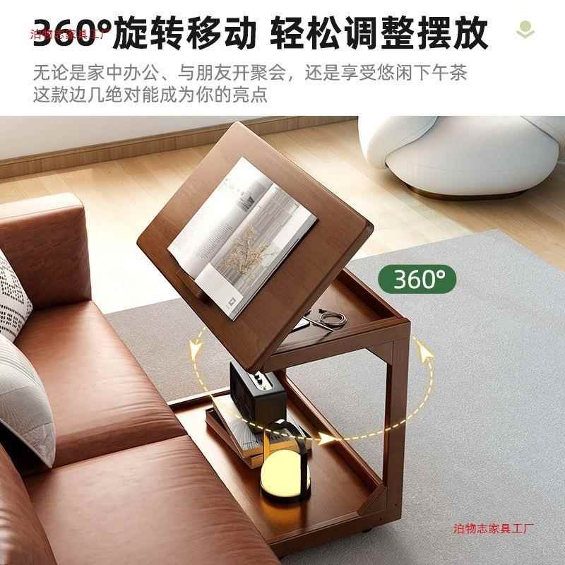 床边电脑桌简易家用书桌小桌子卧室懒人桌宿舍可移动升降笔记本桌