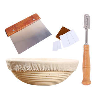 欧式 藤编欧包烘焙发酵模具套装 烘培 25cm面包篮 圆形23