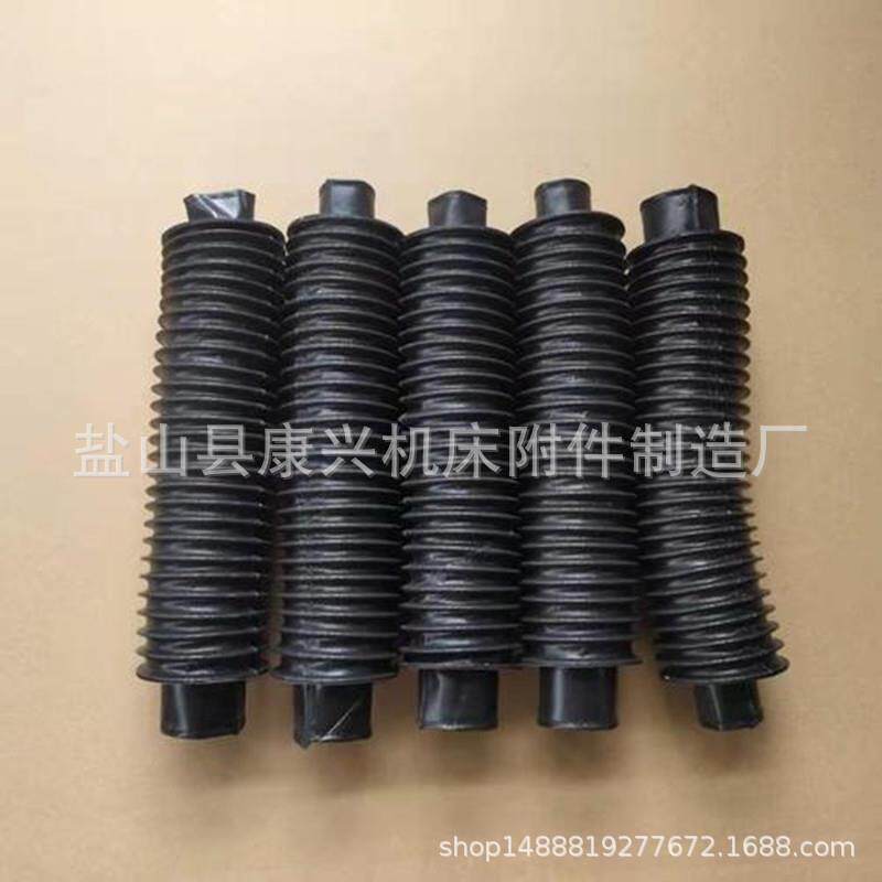 圆形伸缩式丝杠防护罩帆布拉链式油缸防尘罩数控机床丝杆防护罩