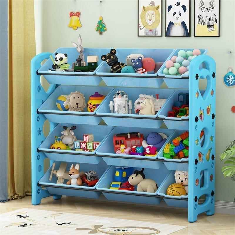 【折扣价】儿童玩具收纳架置物架落地多层书架大容量幼儿园储物柜