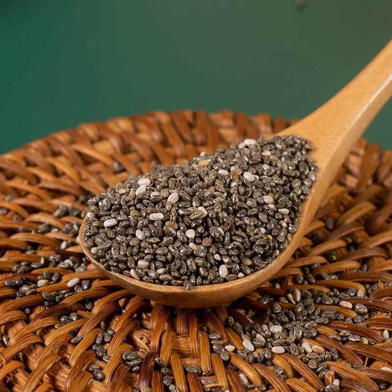 奇亚籽旗舰店官网即食代餐饱腹免洗冲饮料罐装1000g食用奇亚子籽