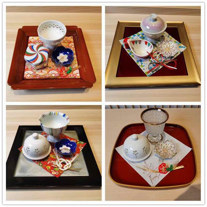 善渊现货日式陶瓷小菜碟会席怀石料理八寸盘前菜碟小吃盘日料漆盘
