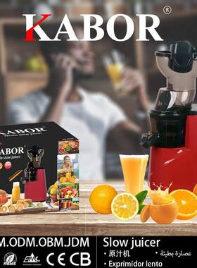 工厂跨境直销大口径原汁机Slowjuicer果汁分离机慢速榨汁机