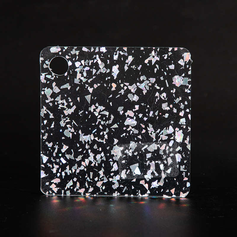 厂家现货装饰金泊板亚克力板厚透明花纹板有机玻璃板制订石头纹条