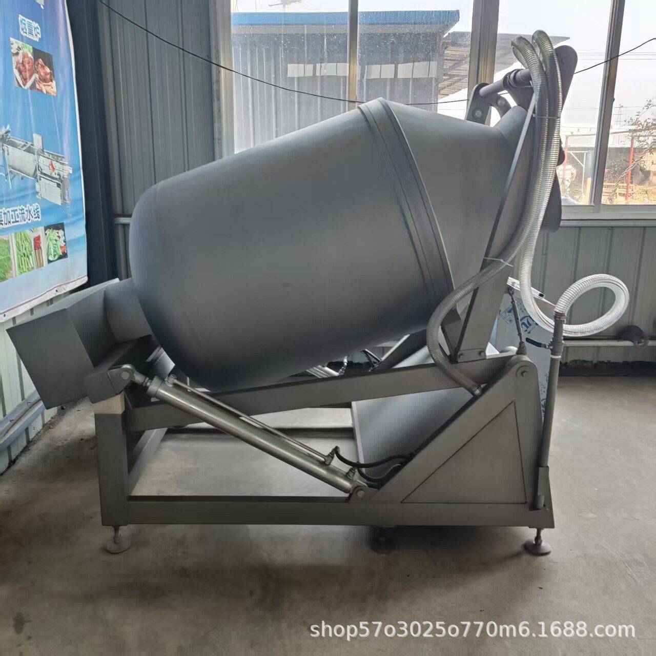 液压真空滚揉机鸡柳炸鸡滚筒搅拌腌制机商用大型全自动滚揉机