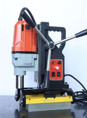 磁力钻J1CT-35C钢板钻正反转调速吸铁电钻攻丝磁吸钻开孔磁座钻