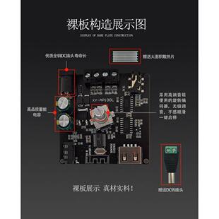 10极0W立0体声蓝牙数字功放板双声道360度无调 AP100AP1Y0L