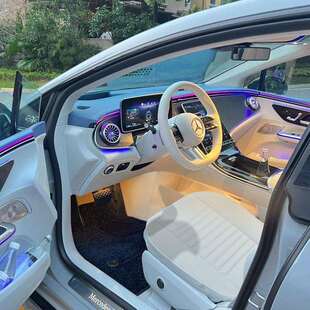 适用于奔驰EQEEQE350EQE500EQS450EQSSUV汽车坐垫星云灰