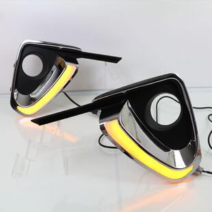 前雾灯LED后杠刹车灯 丰田穿越者FORTUNER日行灯改装 适用于16 18款