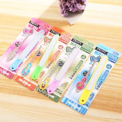 Personal Cleaning Care Two-Piece Set: Ear Pick and Nail File