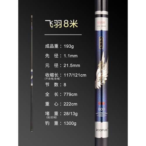 高档竞鹤超轻超硬8日本9传鱼统钓长鲫1十杆大手杆102炮杆13米钓竿