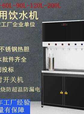 饮水机商用大容量学校位工厂大型烧水机步进式全自动开水器