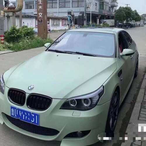 适用于宝马5系E60改M5大包围叶子板中网机盖排气