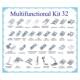 32缝纫机配件 Kit 多功能家用缝纫机32种压脚套装 Multifunctional