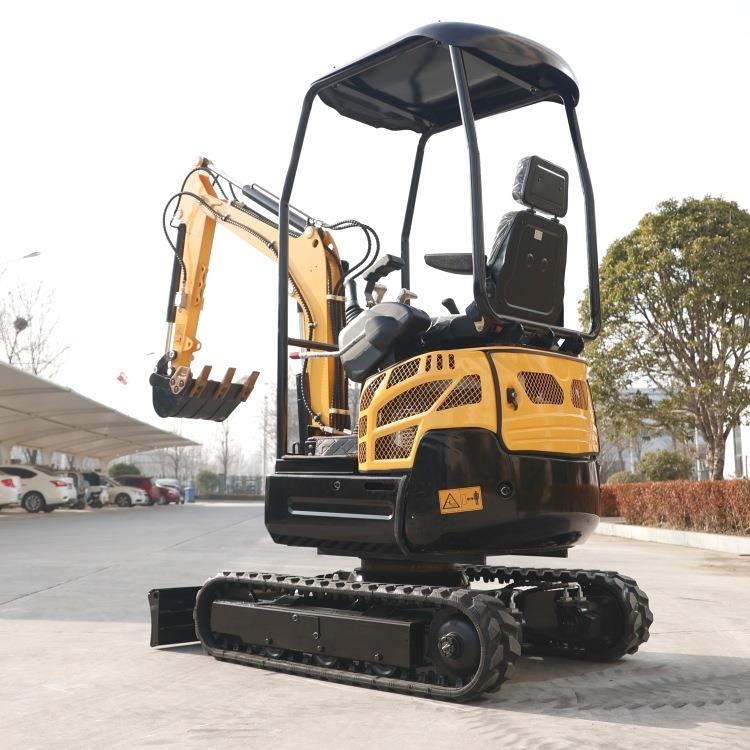 微挖机小型挖荒掘机家用挖土微型CVR农用果园一吨勾机机开挖钩工