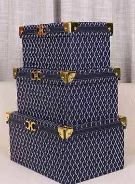 样板物房轻奢收纳箱储YX558品柜装饰置物盒衣盒柜软装收纳酒店公