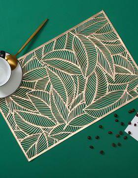 PVC placemat hibiscus flower table mat non-slip insulation