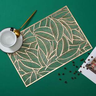 flower insulation PVC hibiscus non slip mat placemat table
