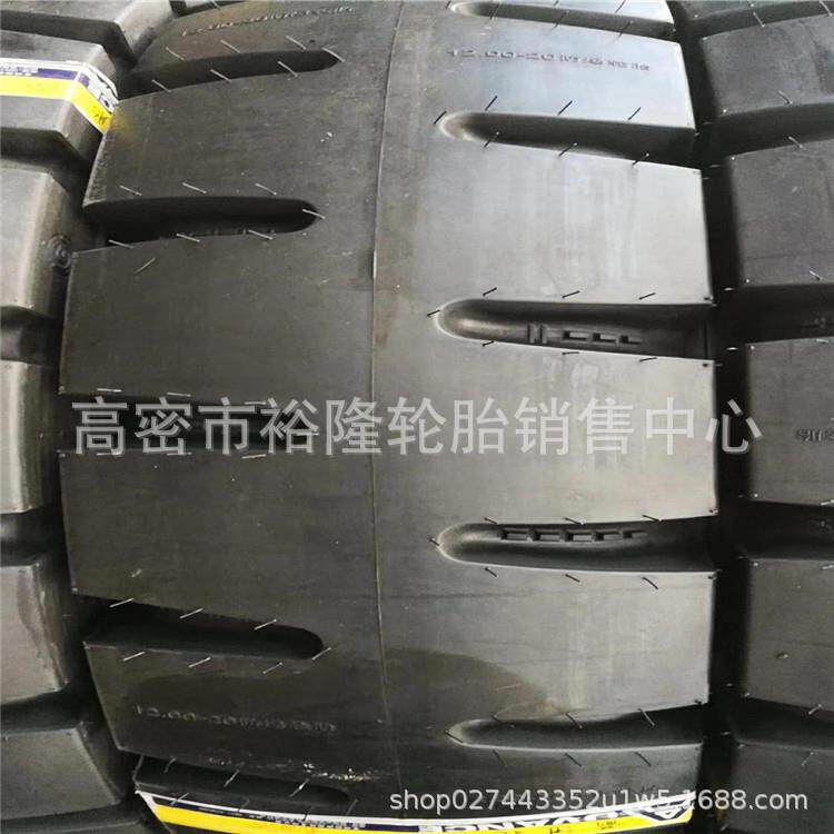 销售12.00-20羊角花纹轮胎正面吊矿用轮胎矿山轮胎