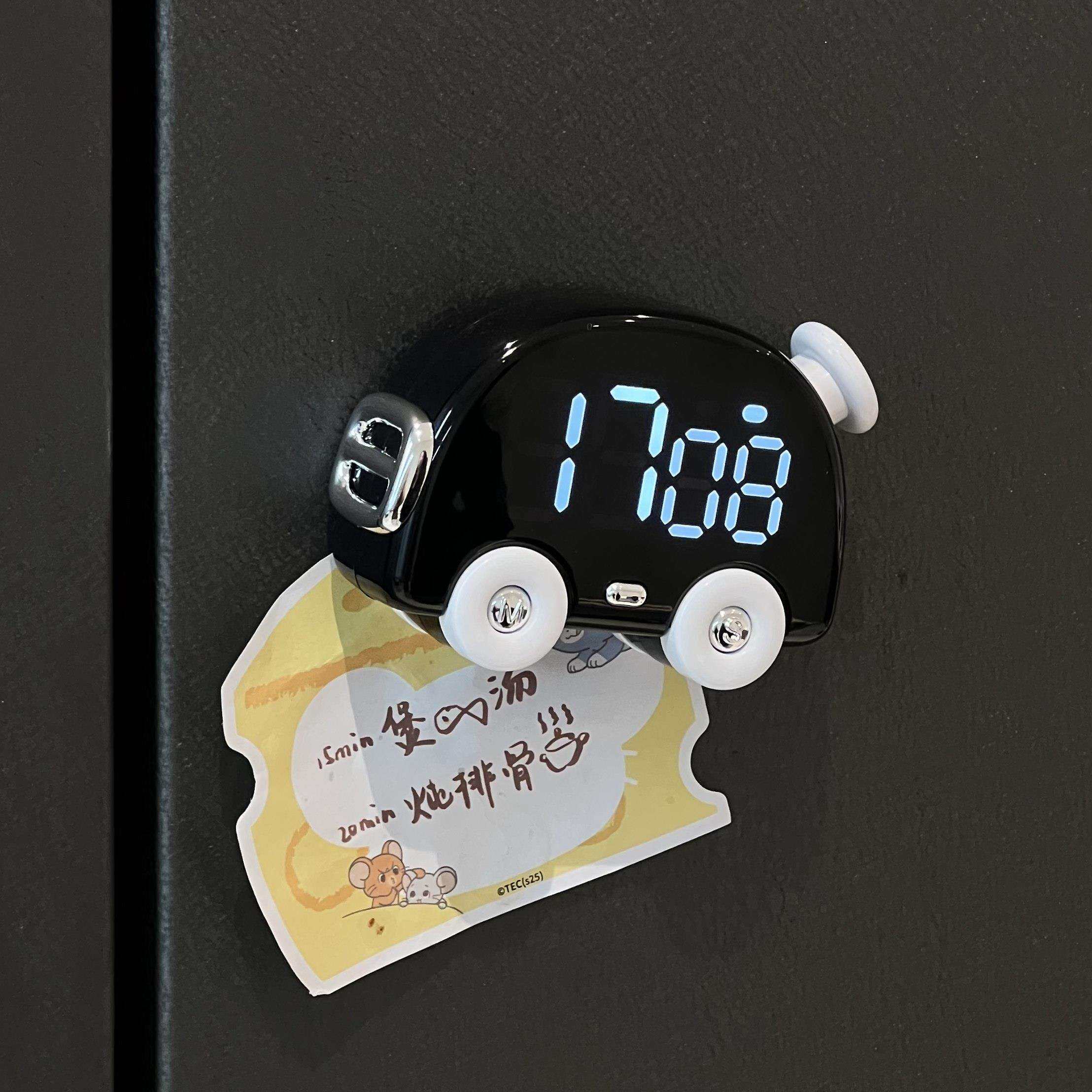 汽车机械时钟定时小厨BGC房时器间计时器可磁定时闹钟吸自律提醒